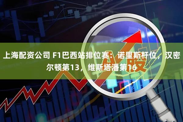 上海配资公司 F1巴西站排位赛：诺里斯杆位，汉密尔顿第13，维斯塔潘第16