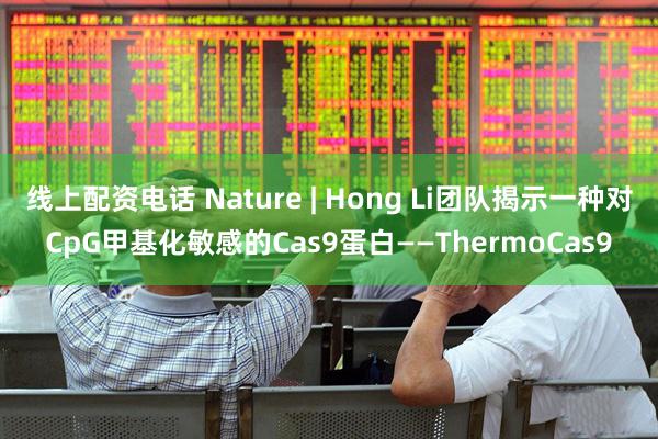线上配资电话 Nature | Hong Li团队揭示一种对CpG甲基化敏感的Cas9蛋白——ThermoCas9